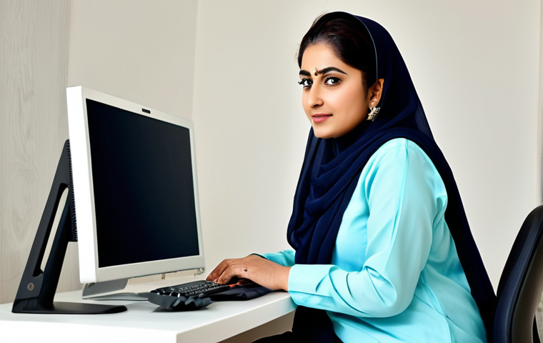 **
"A professional Pakistani woman in a modest Shalwar Kameez, working at a modern computer in a bright, comfortable home office, fully clothed, appropriate attire, safe for work, perfect anatomy, natural pose, professional photography, high quality, family-friendly."
**