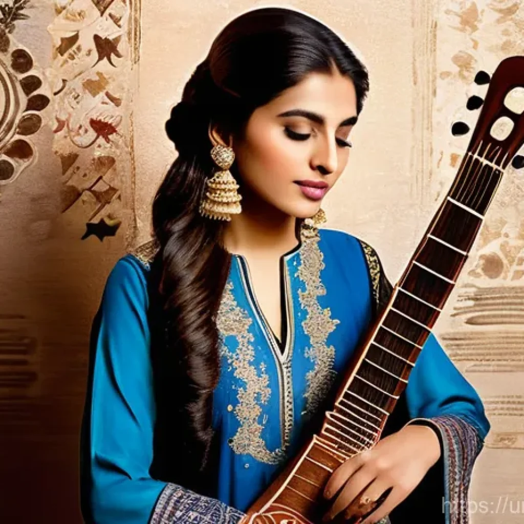 기타 명곡 분석 - **Fusion of Tradition and Modernity in Pakistani Music**
A dynamic, visually stunning image of a...