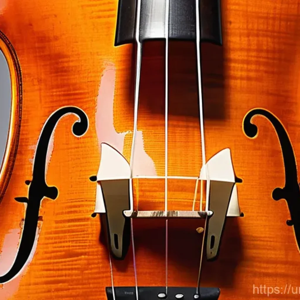 바이올린 명품 브랜드 - **Prompt:** A close-up, high-definition photograph of an antique Italian violin, reminiscent of a St...
